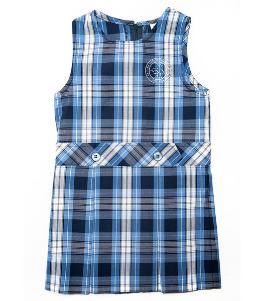 1194-SPES Girl's Plaid Jumper