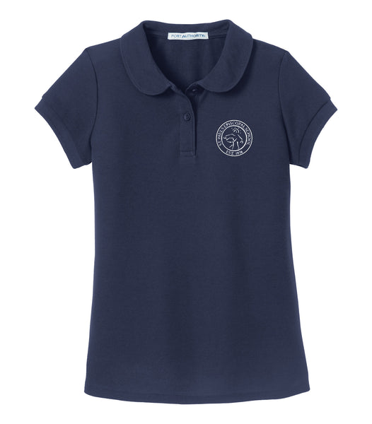 SPES Girl's SS Pique Polo