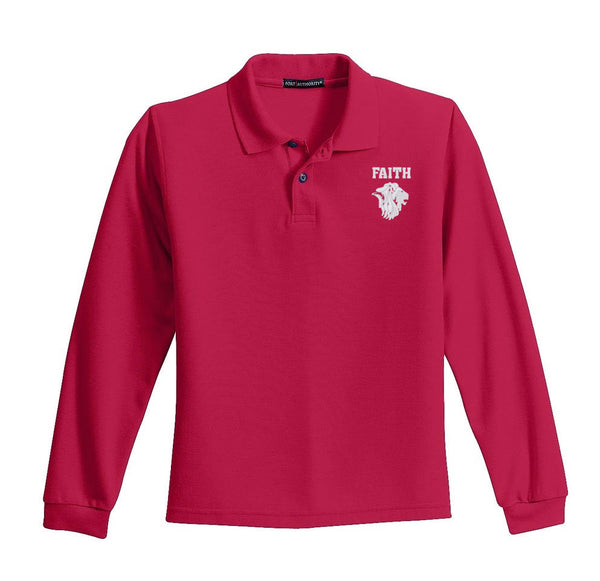 FCS Youth LS Pique Polo