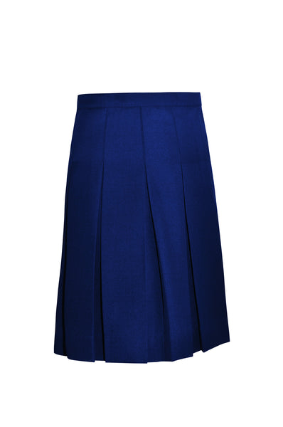 1943H - Girl's Navy Pleated Skirt - Half Size