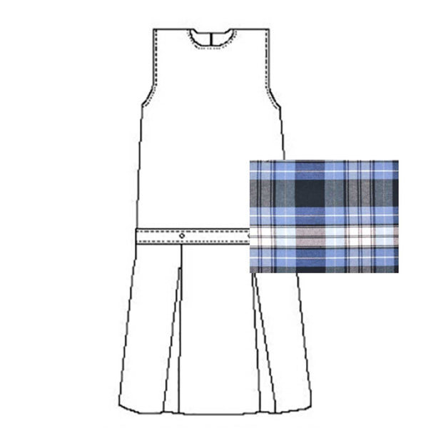 1194-SPES Girl's Plaid Jumper