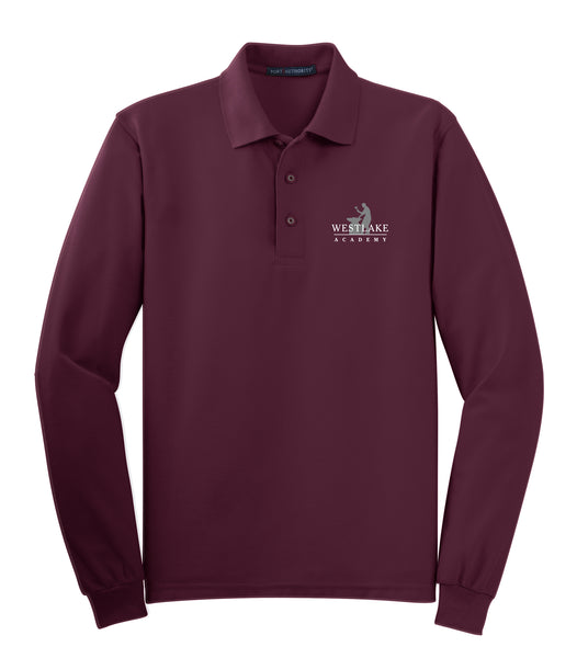 WA Adult LS Pique Polo