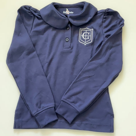 CCS Girl's LS Cotton Polo