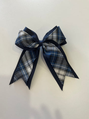 CCA Plaid Bow with Tails