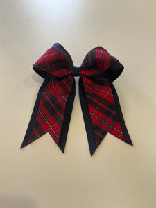 FCS Plaid Bow with Tails