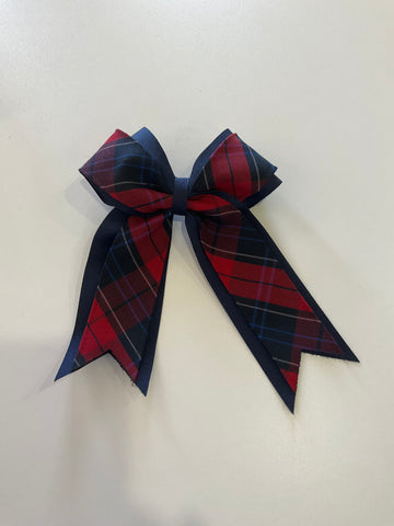 LCCS Plaid Bow with Tails