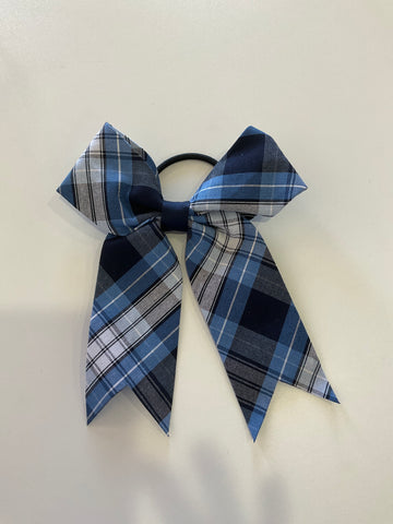 COL/SPES Plaid Bow Ponytail