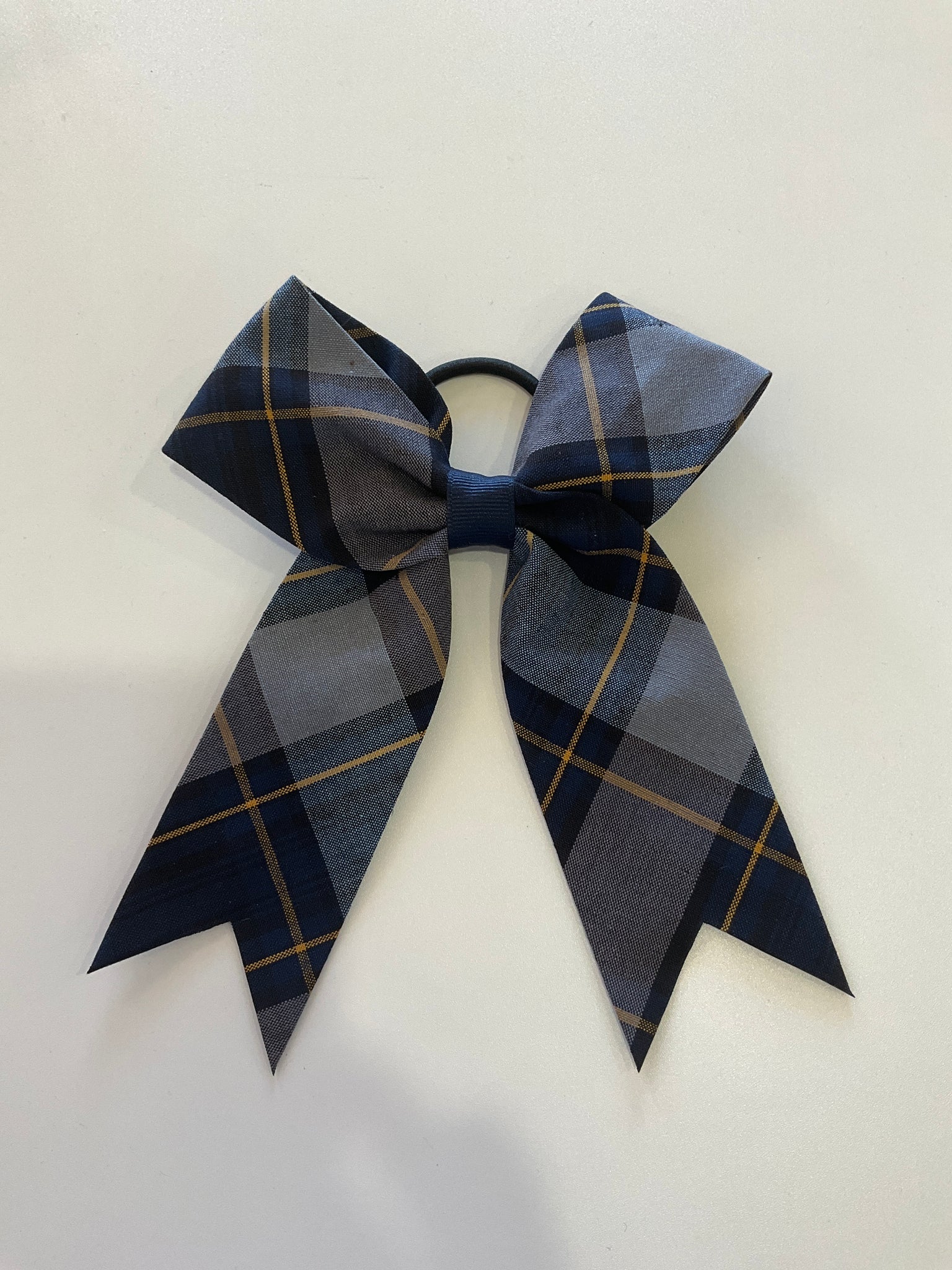 TPA Plaid Bow Ponytail