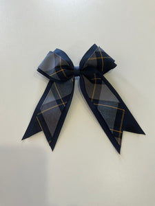 TPA Plaid Bow with Tails