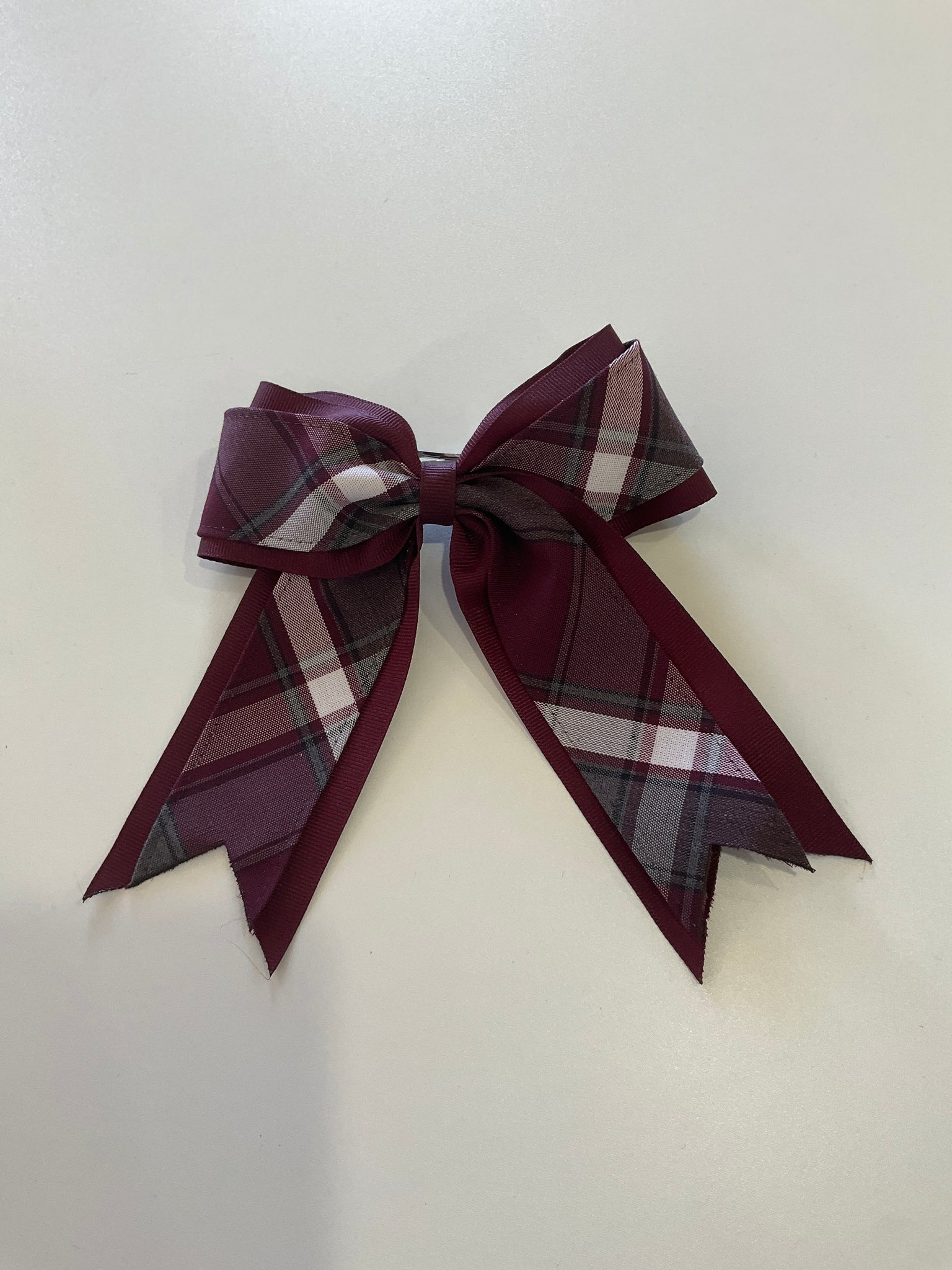 WA/HCA Plaid Bow with Tails