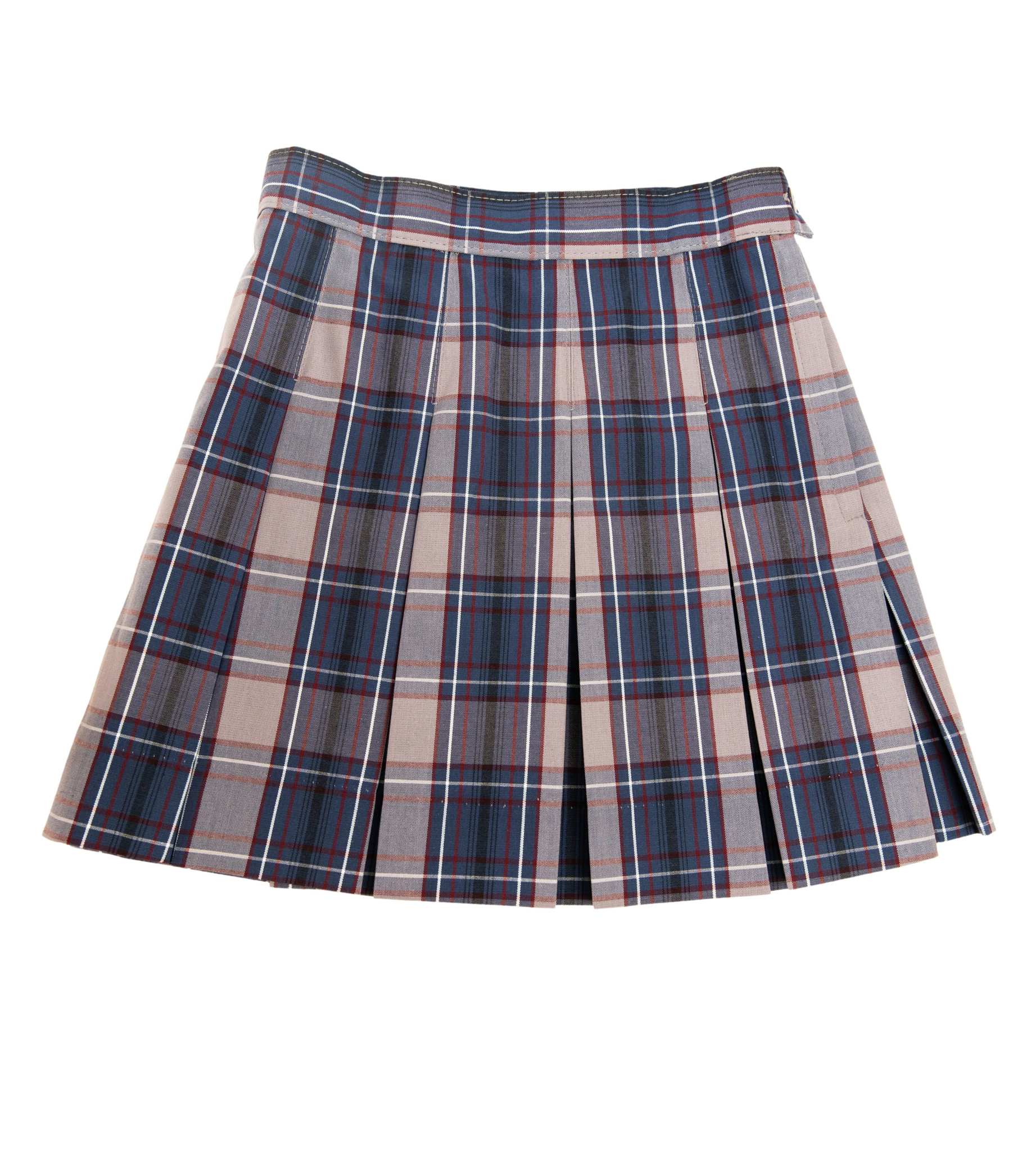 1943-ALA Junior's Pleated Plaid Skirt