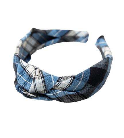 COL/SPES Knotted Plaid Headband
