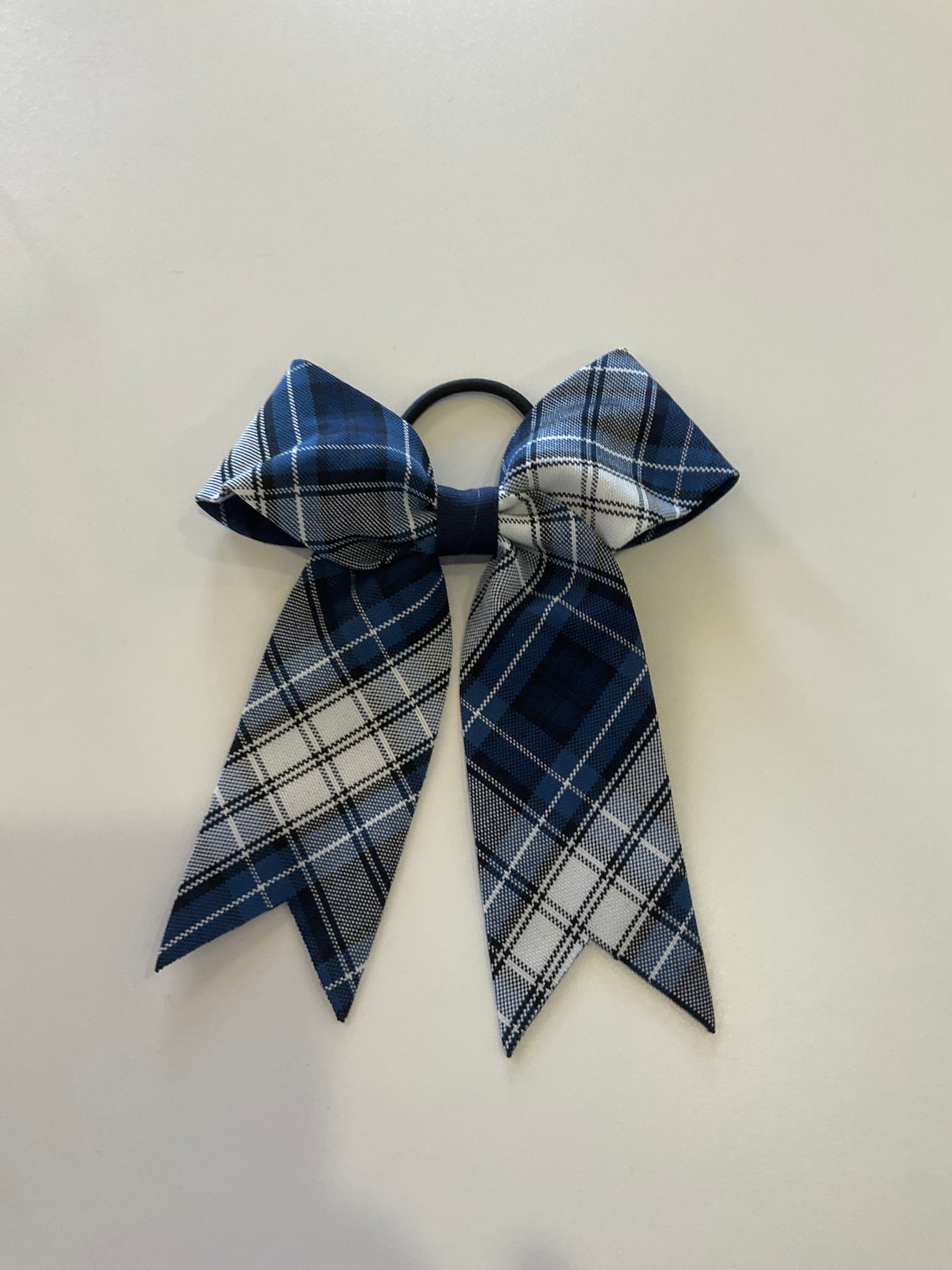 CCA Plaid Bow Ponytail