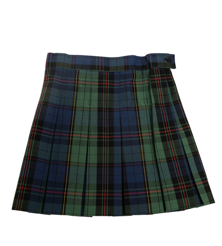 1943-IA Girl's Pleated Plaid Skirt - Half Size