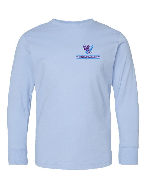 TNA Adult LS Tee - Grey & Lt Blue