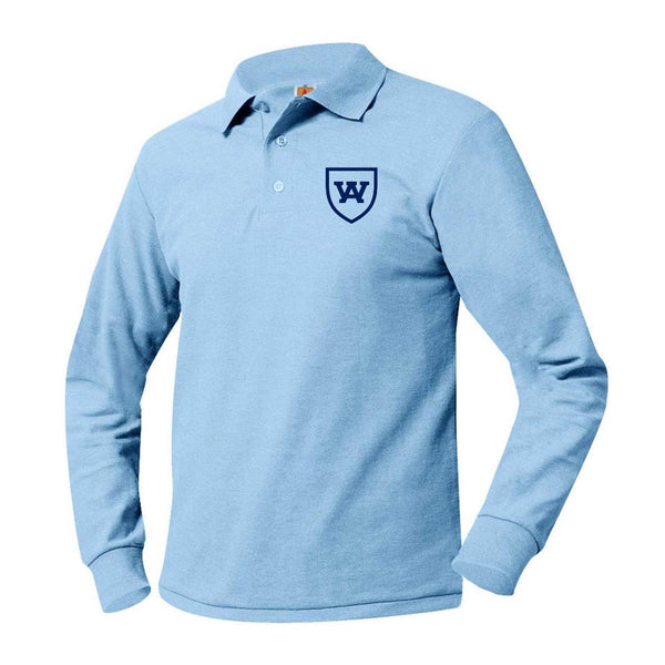 WA Adult LS Pique Polo
