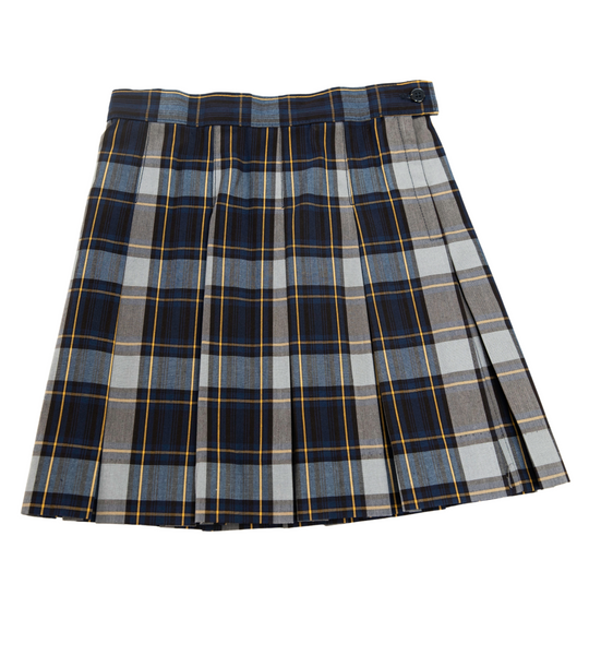 1943-TPA Girl's Pleated Plaid Skirt - Half Size