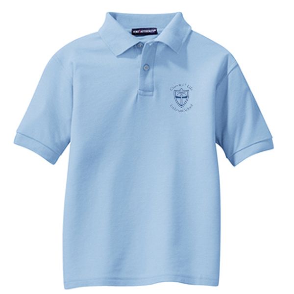 COL Youth SS Pique Polo-Discounted 25%
