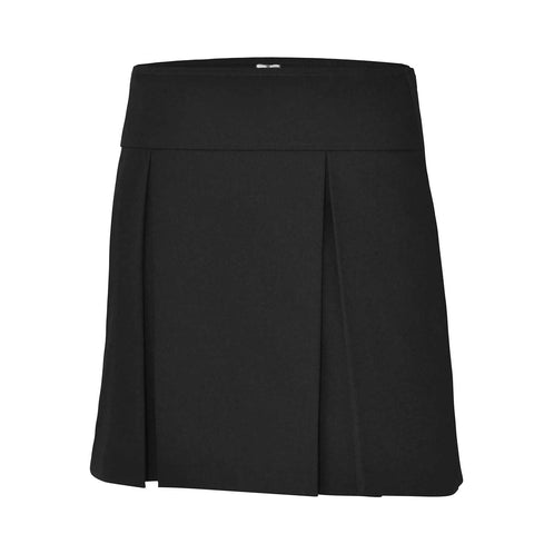 1106-Girl's Black Hipster Skort