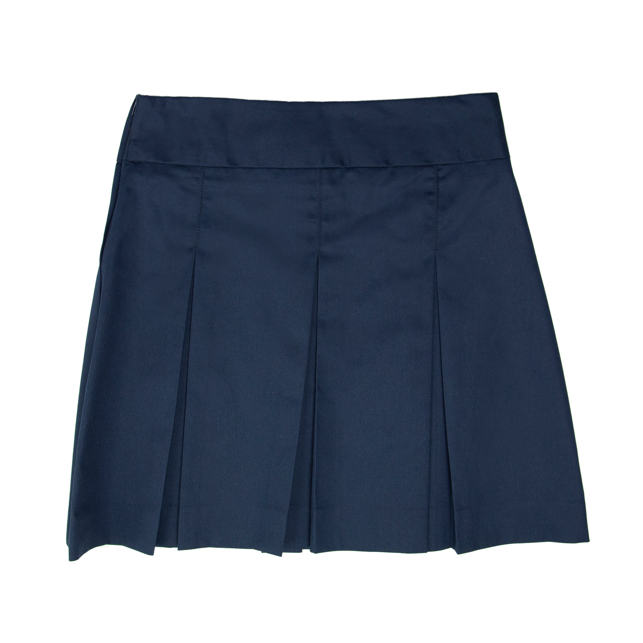 1339-Junior's Navy Wide Band Skirt