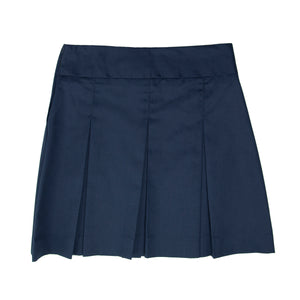 1339-Junior's Navy Wide Band Skirt