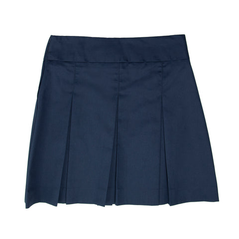 1339-Junior's Navy Wide Band Skirt