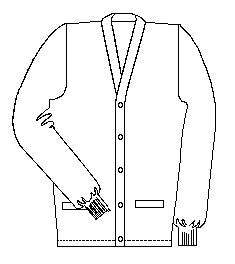 6300-FCS Adult Cardigan