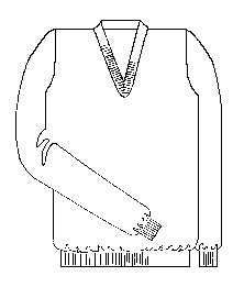 6500-CCA Adult V-Neck Sweater