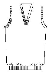 6600-CCA Youth V-Neck Sweater Vest