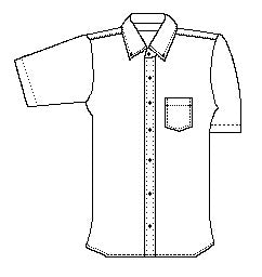 8135-Men's SS Oxford Shirt - White