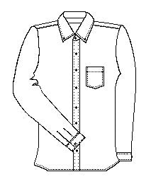 8137-Men's LS Oxford Shirt - White