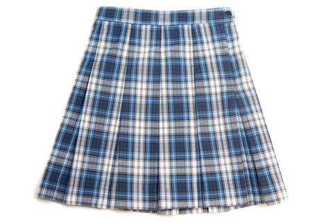 1943-CCA Girl's Pleated Plaid Skirt