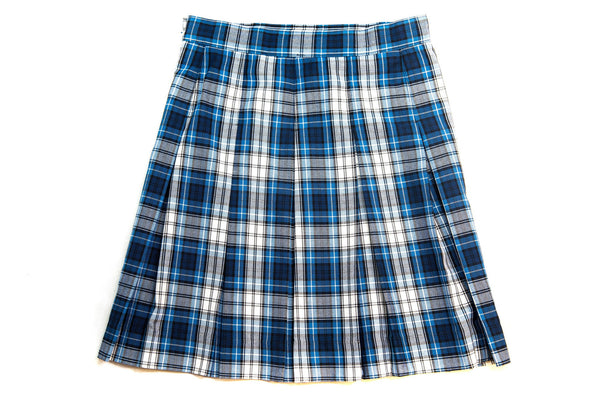 1943-CCA Girl's Pleated Plaid Skirt