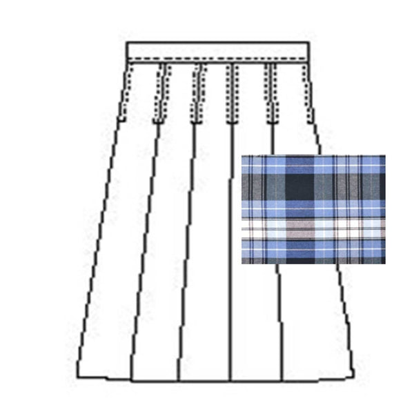 1943-COL/SPES Girl's Pleated Plaid Skirt