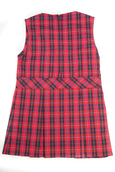 1194-FCS Girl's Plaid Jumper