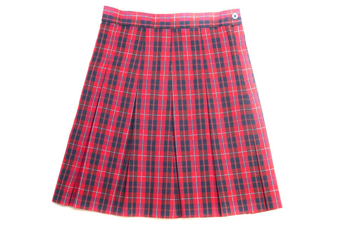 1943-FCS Girl's Pleated Plaid Skirtn