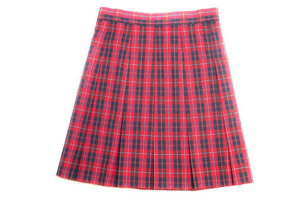 1943-FCS Junior's Pleated Plaid Skirt