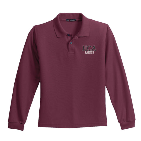 HCA Youth LS Pique Polo
