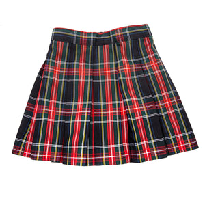 1943-CTCS Girl's Pleated Plaid Skirt - Half Size