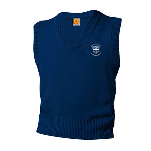 6600-COL Adult V-Neck Sweater Vest-Discounted 25%