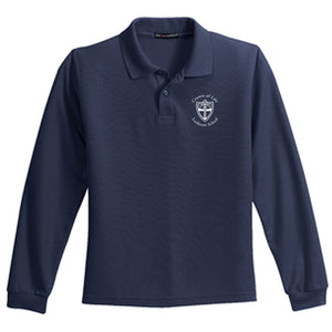 COL Youth LS Pique Polo-50% OFF