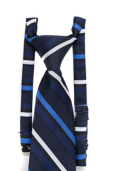 CCA Boy's Pre-tied Striped Tie