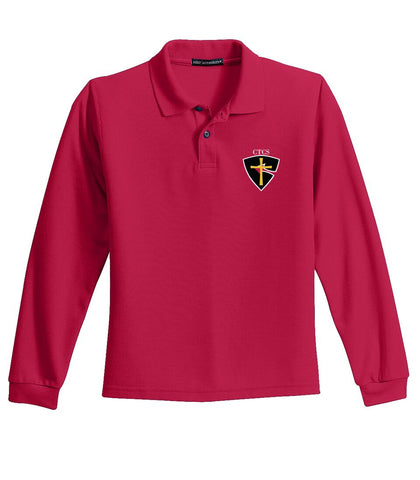 CTCS Youth LS Pique Polo