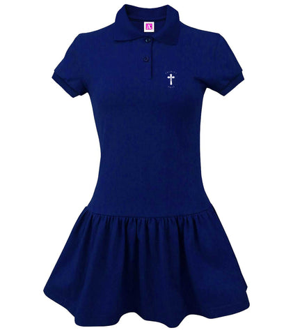 9729-TPA Girl's Polo Dress