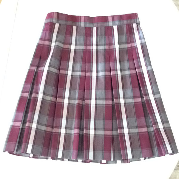 1943-WA/HCA Girl's Pleated Plaid Skirt - Half Size