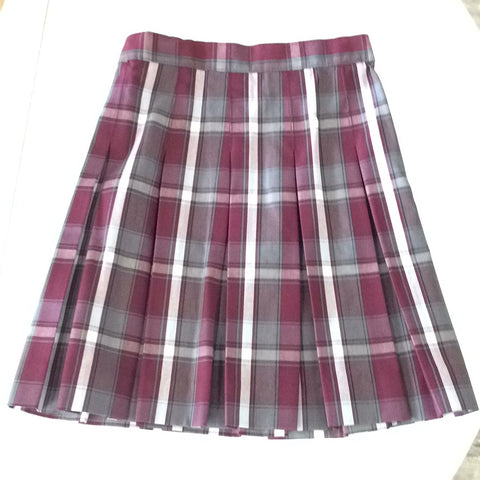 1943-WA/HCA Girl's Pleated Plaid Skirt - Half Size