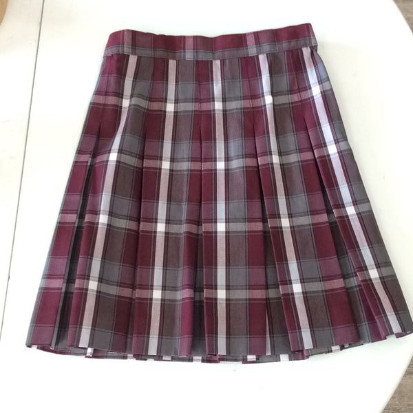 1943-WA/HCA Girl's Pleated Plaid Skirt