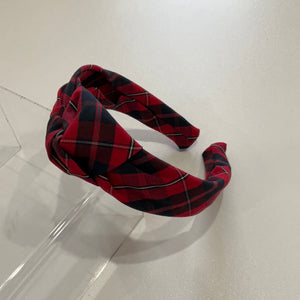 FCS Knotted Plaid Headband