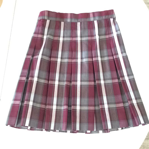 1943-WA/HCA Girl's Pleated Plaid Skirt